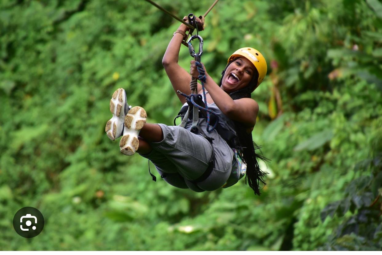 Ziplining adventure in Jamaica